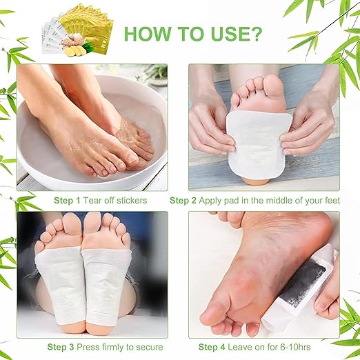 Premium Detox Foot Patches (Pack of 20) BUY 1 GET 1 FREE